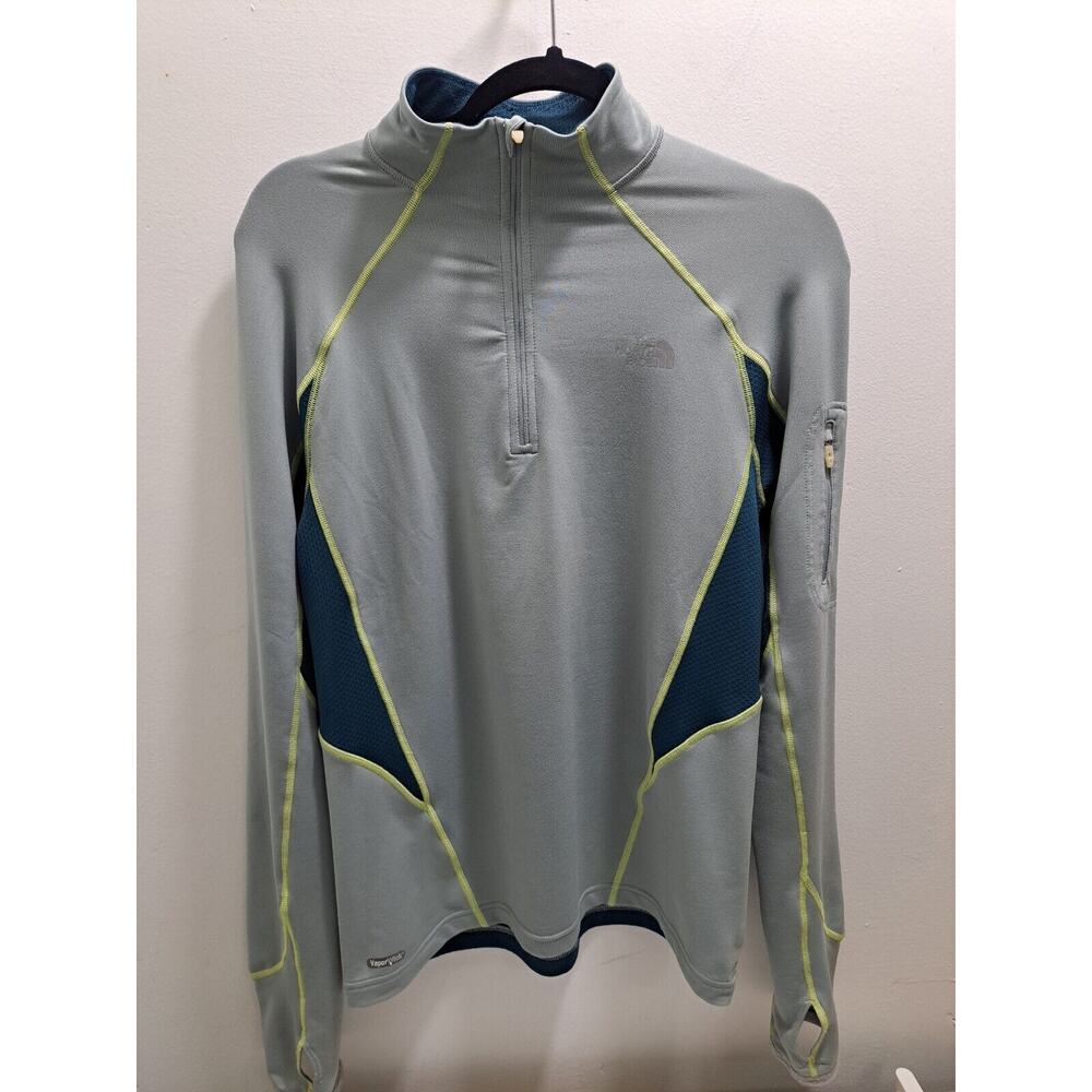 The North Face Pullover 1/4 Zip Flight Series Vaporwick Pullover-Gray -Men's S